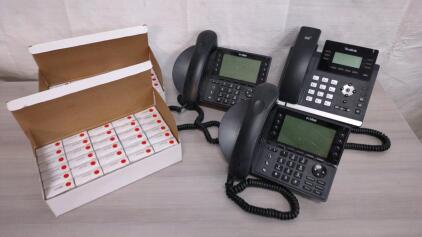 Mitel IP480G & Yealink SIP-T41S IP Phone Bundle, LCD Display, PoE Support & More