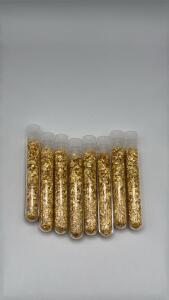 8 Tubes Of Gold Flake/ Leaf Gold