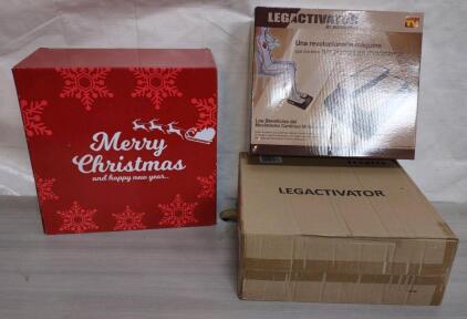 (2) Legactivators & (1) Christmas Flowers (White)