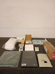 (1) New In Box Food Sensitivity Test (2) Bassinet Sheets (12) Gel Polish (1) Press On Nails (1) Apple Watch Series 9 (1) Pack Wishing Light (39) Disposable Mop Pads Miscellaneous Household Items