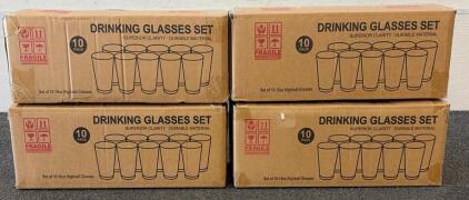 BRAND NEW PRODUCTS!! Including (4) Boxes Of Drinking Glasses Sets