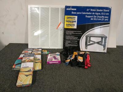 20" x 20" Air Return Grill, 21" Water Heater Stand, Yard Flags, Dog Leashes And More!