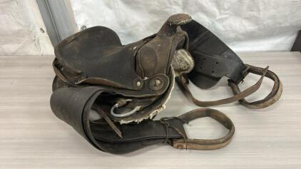 Vintage Cowboy Saddle Decor
