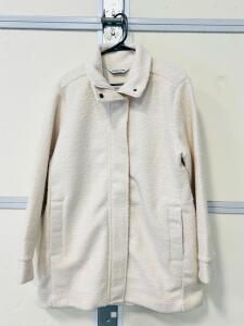 Lands End Fleece Coat Size XL