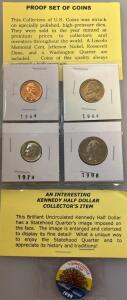 Proof Set Of Coins, An Interesting Kennedy Half Dollar Collectors Item