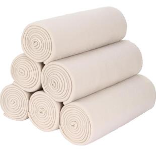 (2) 6 Packs Fleece Blankets Black And White Plaid (SEE PICTURES FOR STYLE EXAMPLE) (2) Knot Decorative Pillow White