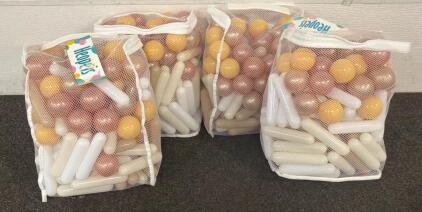 BRAND NEW PRODUCTS!! (4) Bags Of Heopeis Ball Pit Balls!!