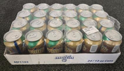 (24) 12oz Malt&iacute;n Polar Non-Alcoholic Malt Beverages