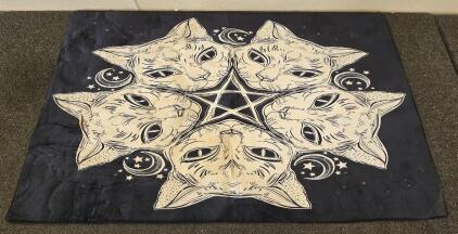 60" x 36" Cat Rug
