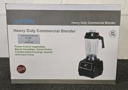 Jurgen Heavy Duty Commercial Blender- Model CB-986 Ali 24-0110U