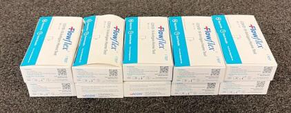 BRAND NEW PRODUCTS!! (10) Flow Flex COVID-19 Antigen Home Tests (1) Per Box!!