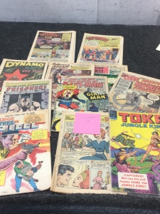 (11) Vintage Comic Books Thor.. Superboy…And More