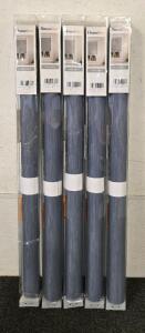 (5) Homebox Midnight Blue Toller Blinds 29" x 72"