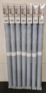 (7) Homebox Cyan Gray Roller Shades 36" x 72"