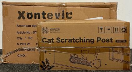 57&rdquo; Multi Story Cat Tree & Cat Scratching Post