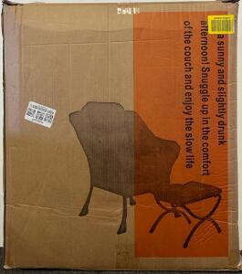 Lazy Chair Outdoor Cushioned Lounge Chair