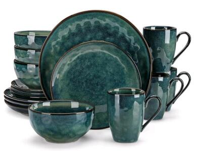 Vancasso Starry 16-Piece Ceramic Dish Set Stoneware