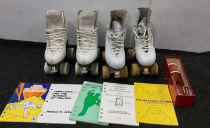 (2) Pairs of Racing Roller Skates