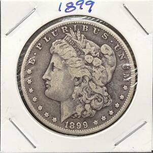 1899 Morgan Dollar, Mint Mark O, 90% Silver, U.S. Mint