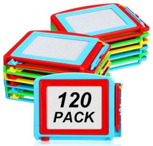 ForraFun 120 Pcs Magnetic Drawing Boards For Kids
