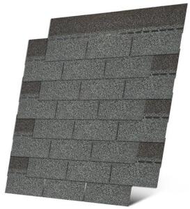 (2) 8 Pcs 3-Tab Asphalt Roofing Shingles (Gray, 39.4"x13.1", 16 Pcs Total)