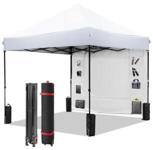 10x10 Pop Up Canopy-Instant Outdoor Tent W/ Roller Bag