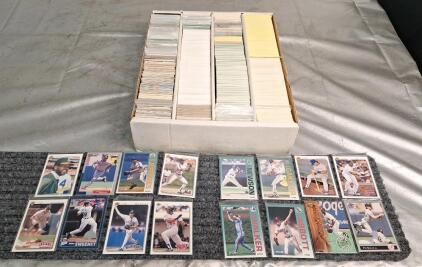(1) Box Of Assorted Baseball Trading Cards Including HOF, Rookies & Stars