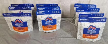 (10) Assorted Mountain House Adventure Meals, Best By Date 2050 Or Later