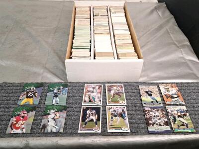 (1) Box Of Assorted Football Trading Cards Including HOF, Rookies & Stars