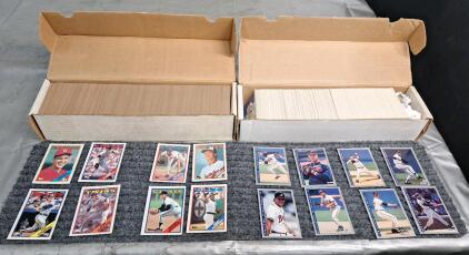 (2) Boxes Of Assorted Baseball Trading Cards Including Hof'ers , Rookies and Stars