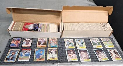 (2) Boxes Of Assorted Baseball Trading Cards Including Hof'ers , Rookies and Stars