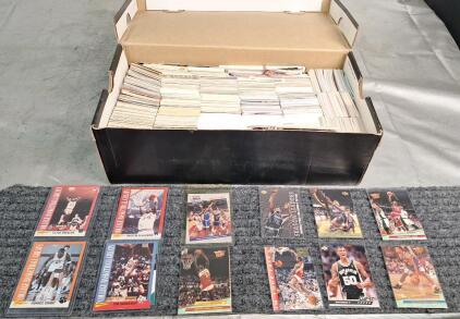 (1) Box Of Assorted Basketball Trading Cards Including HOF Rookies & Stars