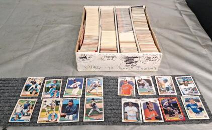 (1) Box Of Assorted Baseball Trading Cards Including HOF, Rookies & Stars