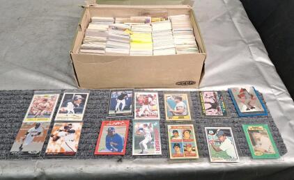 (1) Box Of Assorted Baseball Trading Cards Including HOF, Rookies & Stars