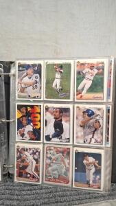 (1) Binder Of Assorted Baseball Trading Cards Including Hof'ers , Rookies and Stars