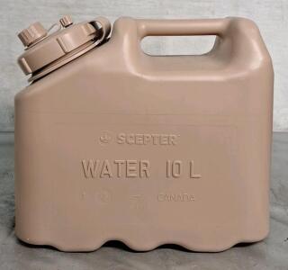 (1) Scepter BPA Durable 2.5-Gallon / 10-Liter Portable Military Water Storage Container For Camping / Outdoors <br/>