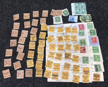 Approx. (82) American Stamps