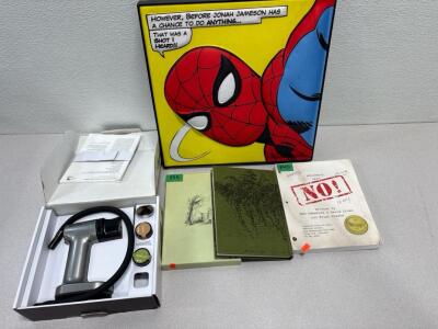 Marvel's Spider-Man wall art / Breville "Smoking Gun" food and cocktail smoker and more