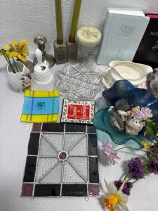 Candle Holders / Books / decorations and more