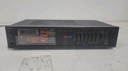 (1)Vintage Sharp SA-X50AV Audio/Video Control Receiver.