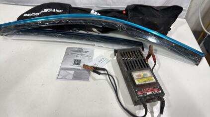 (1) Set Of 2022 Honda Civic Rain Gaurds (1) Windshield FrostBlocker (1) 6&12Volt Battery Load Tester