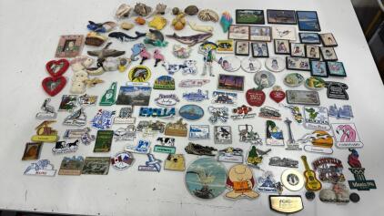 Large Assortment Of Refrigerator Magnets