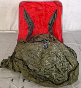 (1) Warbonnet Outdoors 1-Person Hammock & (1) Alite Monarch Chair &ndash; Ultra-Lightweight & Portable Rocking Camping Chair, Red