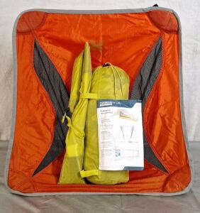 (1) Sierra Designs - Tensegrity 1FL - 1-Person Ultralight Tent & (1) Alite Monarch Chair &ndash; Ultra-Lightweight & Portable Rocking Camping Chair, Orange
