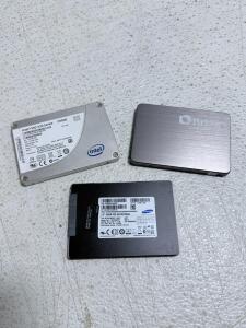 Samsung, Plextor, Intel SSDs, 256GB/128GB/240GB, SATA 2.5"