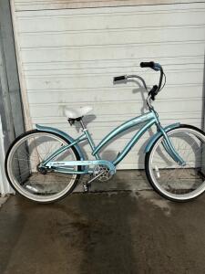 (26 inch) Nirve Classic women's beach cruiser bicycle light blue