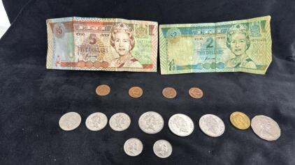 Lot Of Foreign Currencies-Bills & Couns