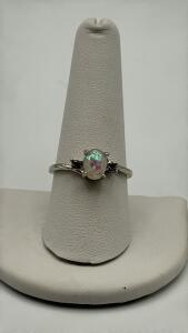 Fire Opal Ring Size 9