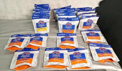 (23) Assorted Mountain House Adventure Meals, Best By Date Feb 2051