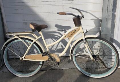 Huffy 26" Panama Jack Cruiser Style Bike, light yellow